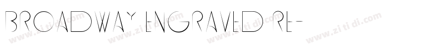 Broadway Engraved Re字体转换
